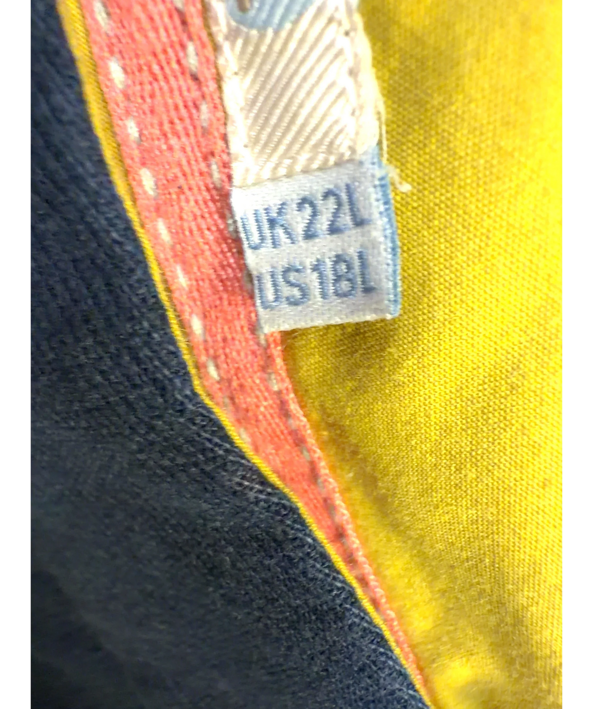 Boden navy Colour, size UK 22 — care label