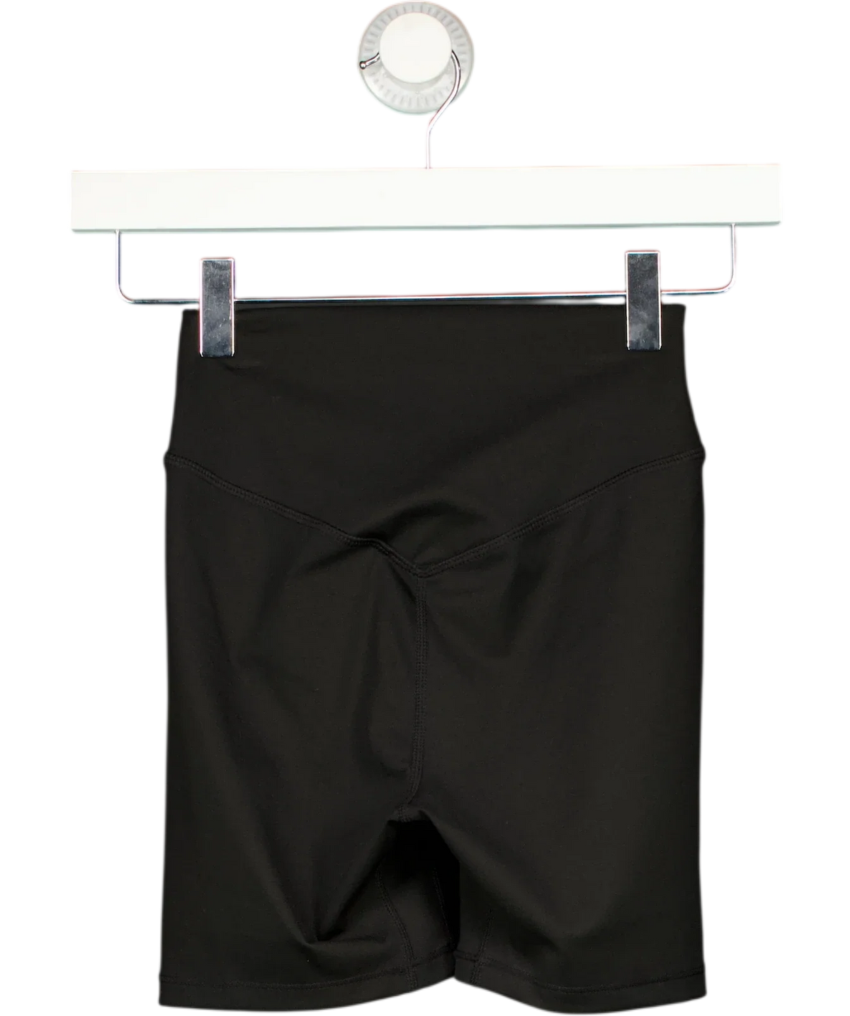 WHITE FOX Black Always a Winner High Waisted Short, size UK XS — back