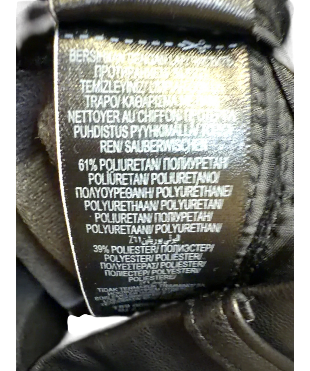 M&S Black Colour, size UK 8 — fabric detail