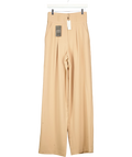 KAREN MILLEN camel Tall Compact Stretch Essential Tailored High Waist Wide Leg, size UK 6 — front