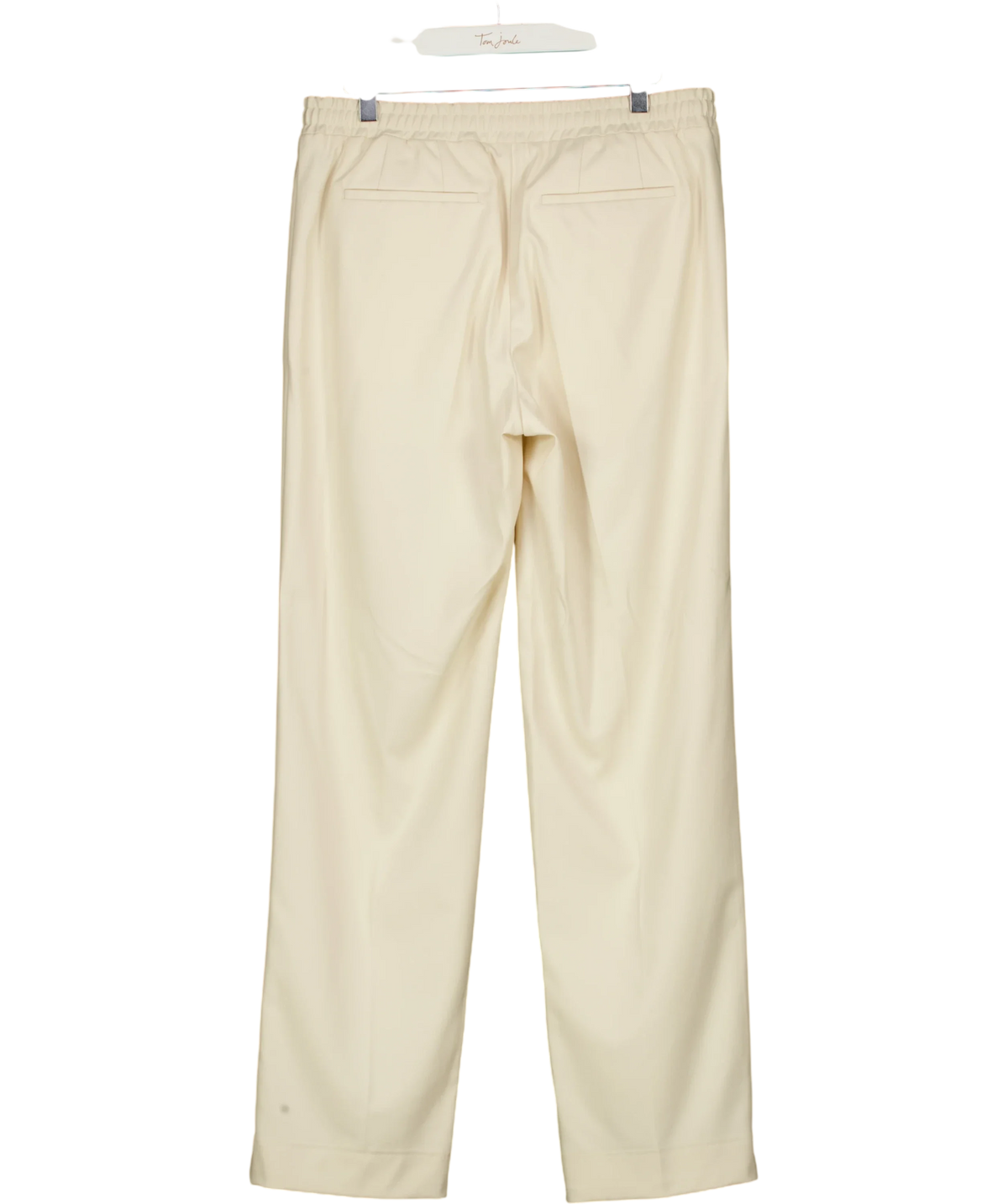 REISS ecru ARDEN-RELAXED TWILL TROUS ECRU, size W30 — back