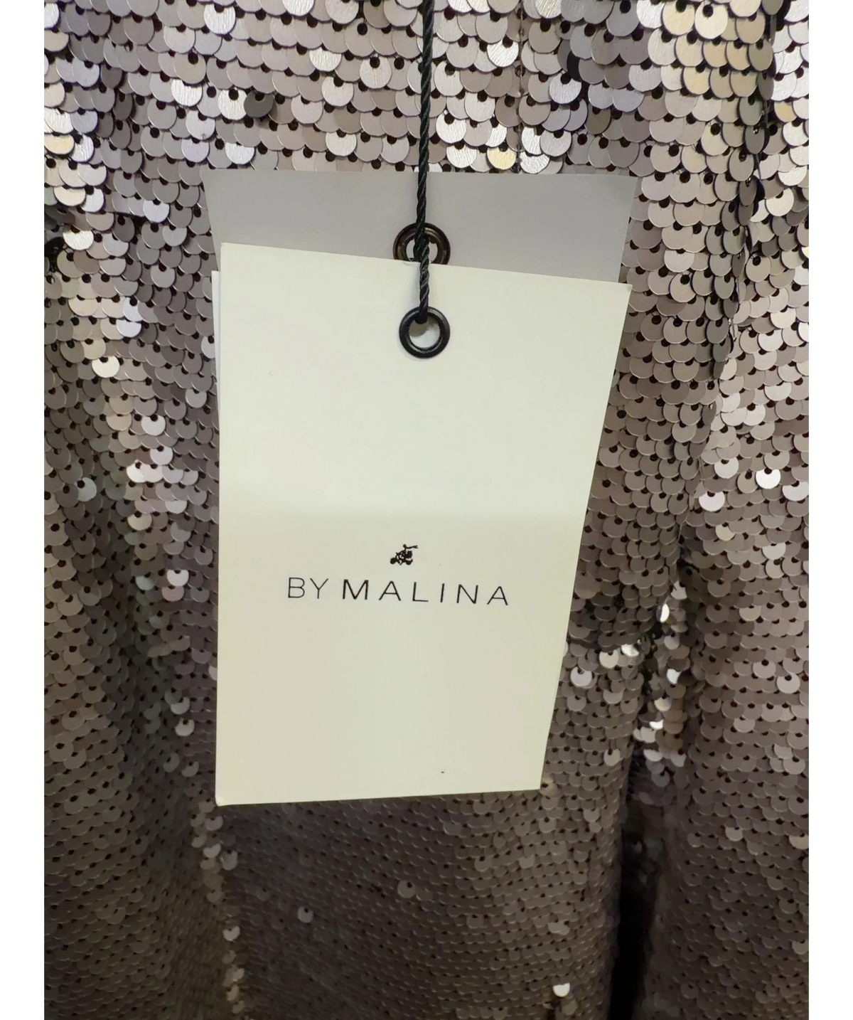 BY MALINA rose gold Livia Pants, size UK XXS — detail