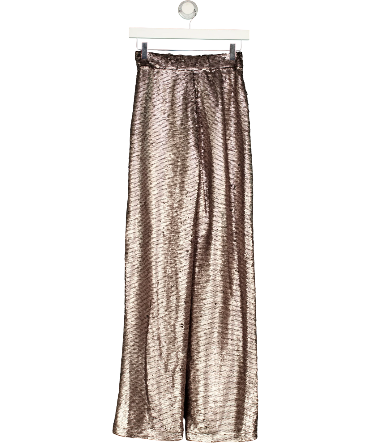 BY MALINA rose gold Livia Pants, size UK XXS — back