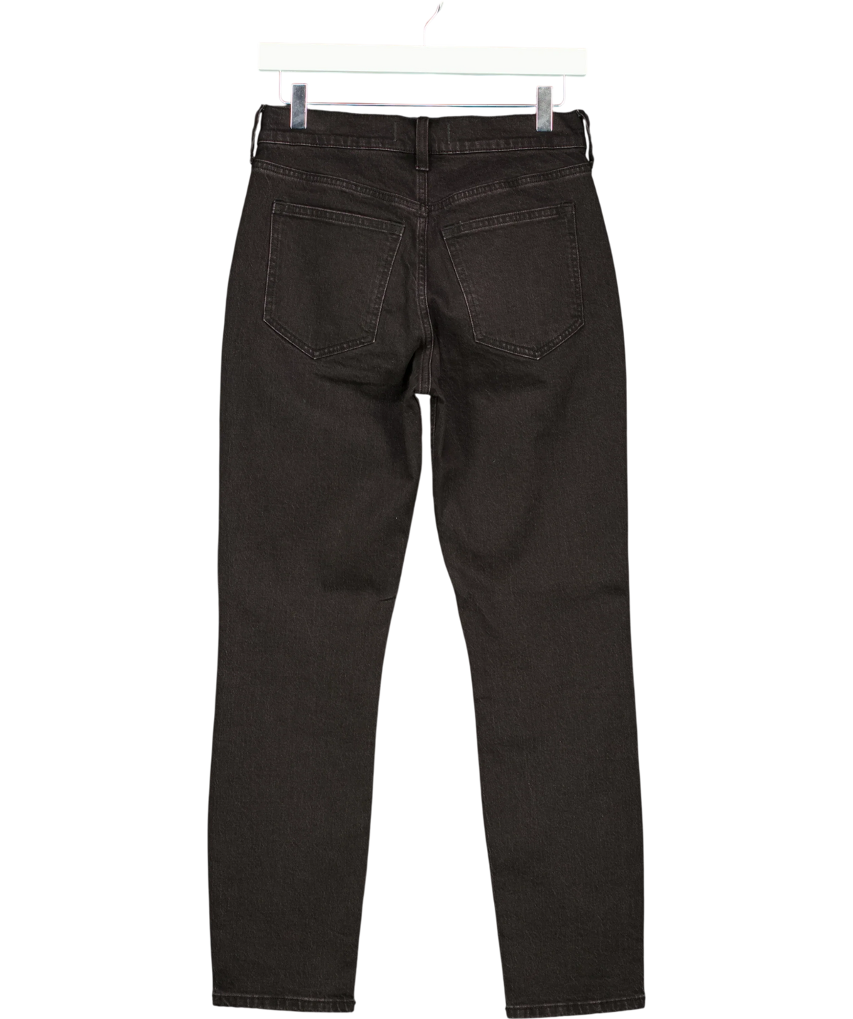 ABERCROMBIE & FITCH Black High Rise 90s Straight Jeans, size W26 — back