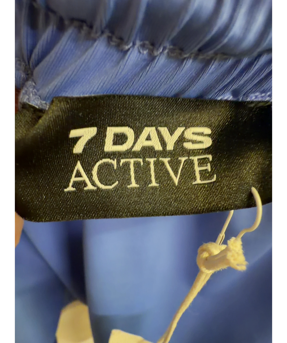 7 Days Active Blue Tech Skirt, size UK S — detail