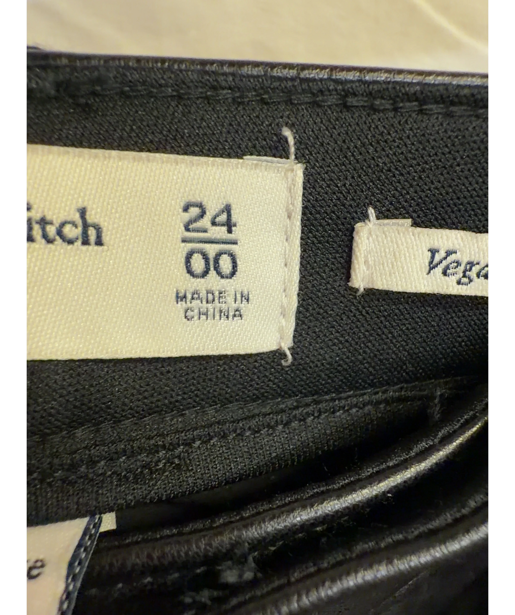 ABERCROMBIE & FITCH Black Colour, size W24 — care label