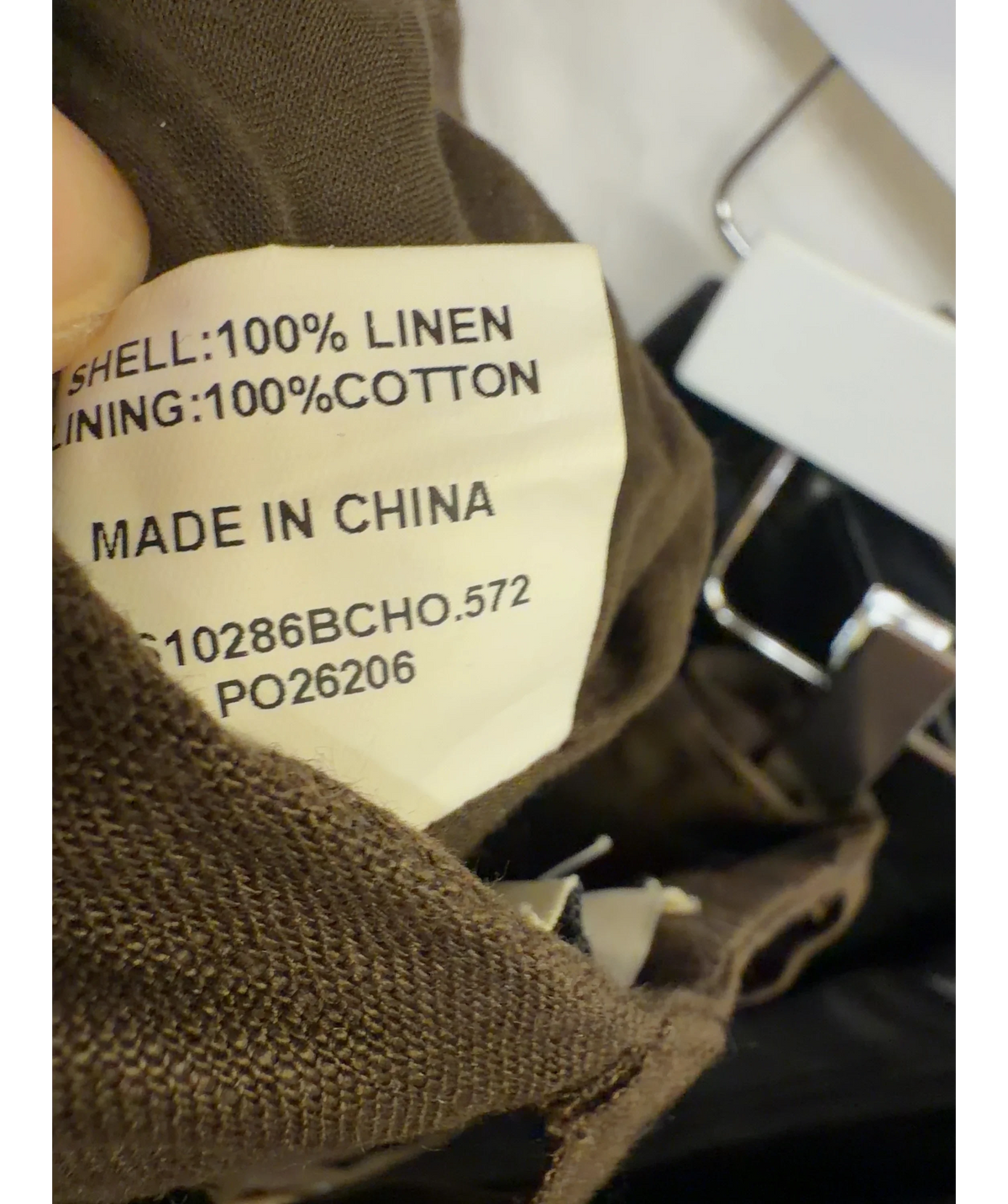 DISSH Brown Colour, size UK 6 — label