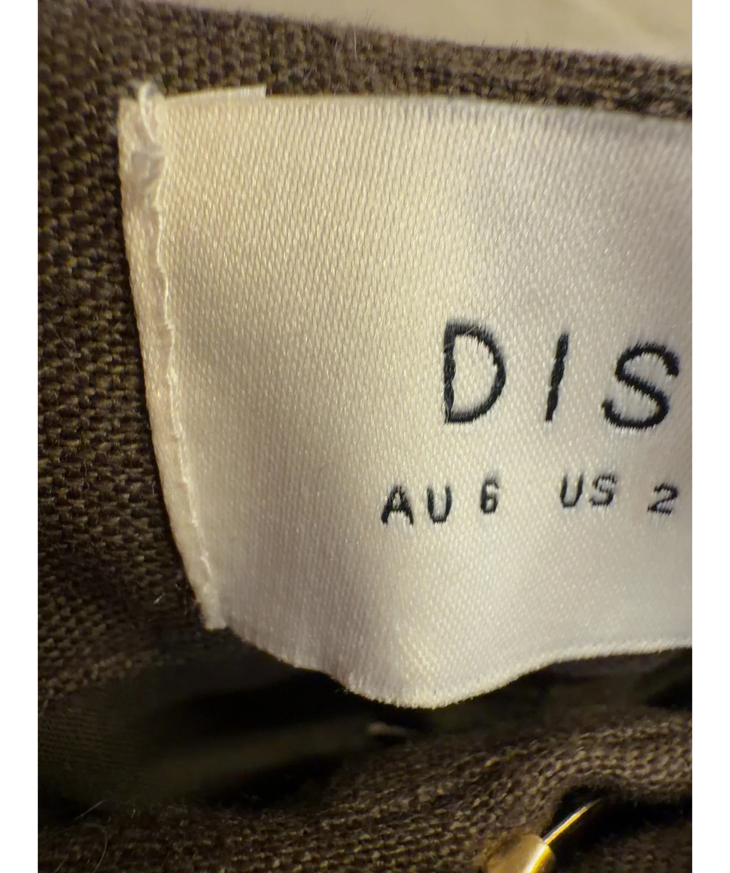 DISSH Brown Colour, size UK 6 — care label