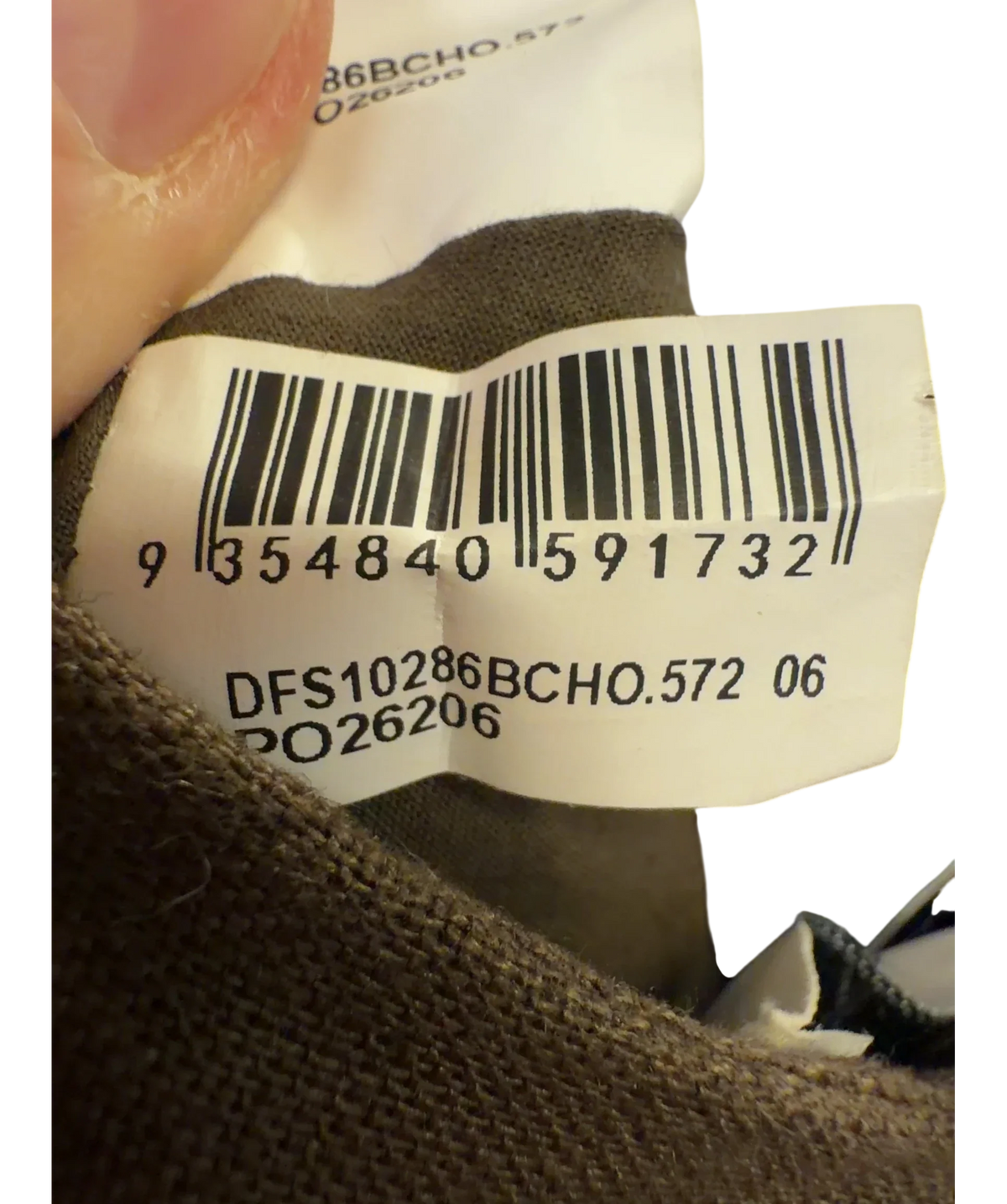 DISSH Brown Colour, size UK 6 — fabric detail