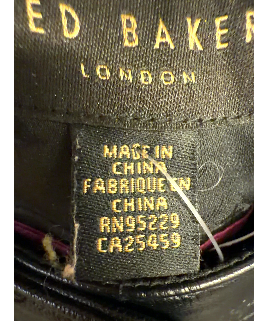 Ted Baker Black trousers, size UK 6 — label