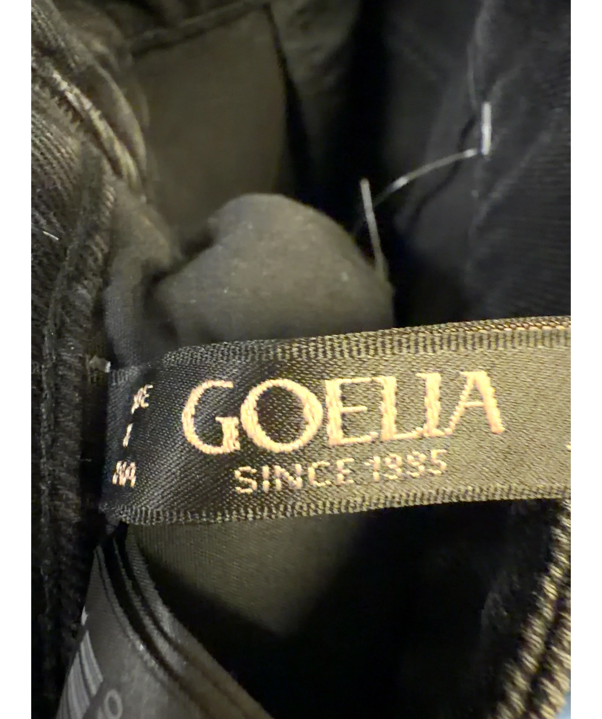 GOELIA Black Colour, size UK 8 — detail