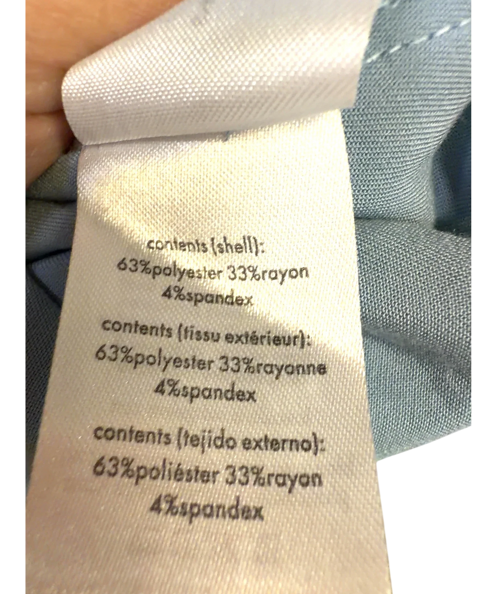 WeWoreWhat light blue Colour, size UK 6 — fabric detail