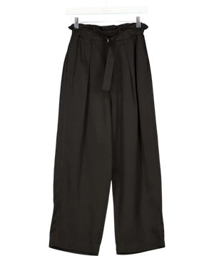 ARKET Black Lyocell Paperbag Trousers UK 6