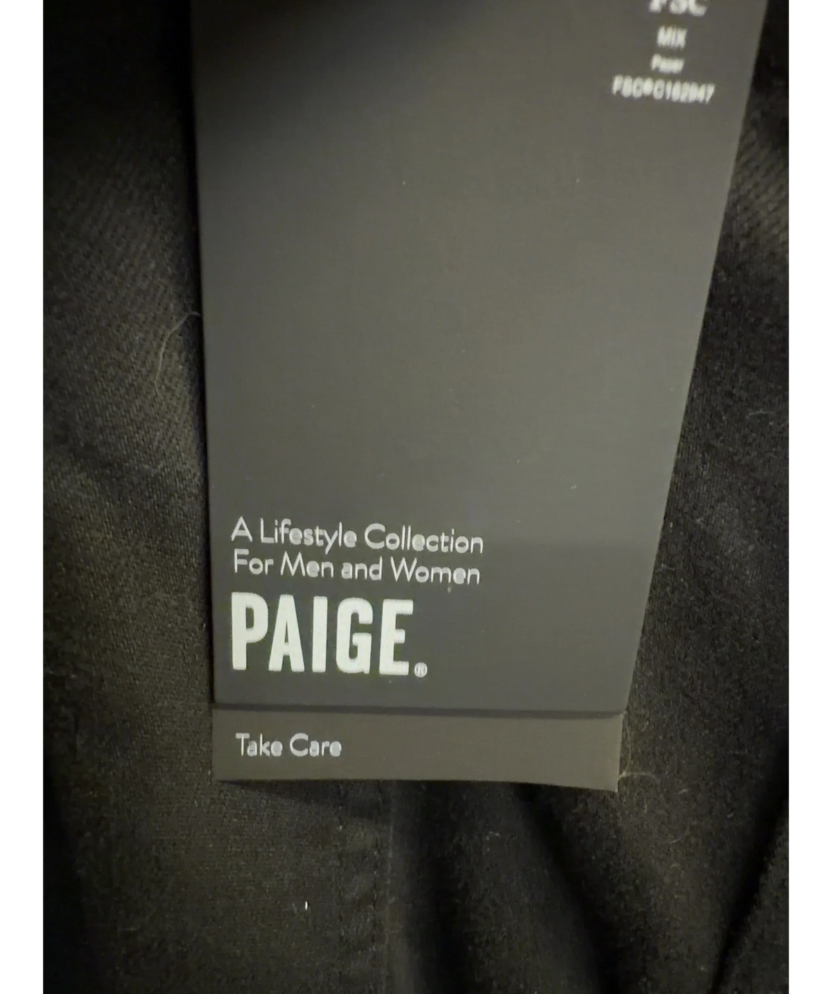 PAIGE Black MAYSLIE, size W26 — detail