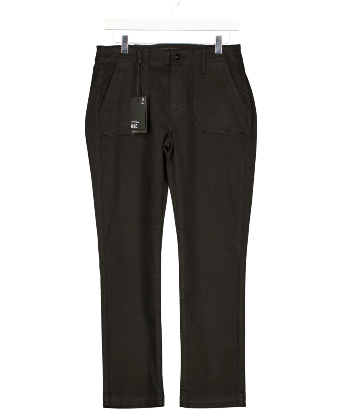PAIGE Black Mayslie pants, size W27 — front