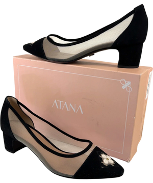 ATANA Fiorellini Pump Mesh 45 Black UK 7.5 EU 41.5