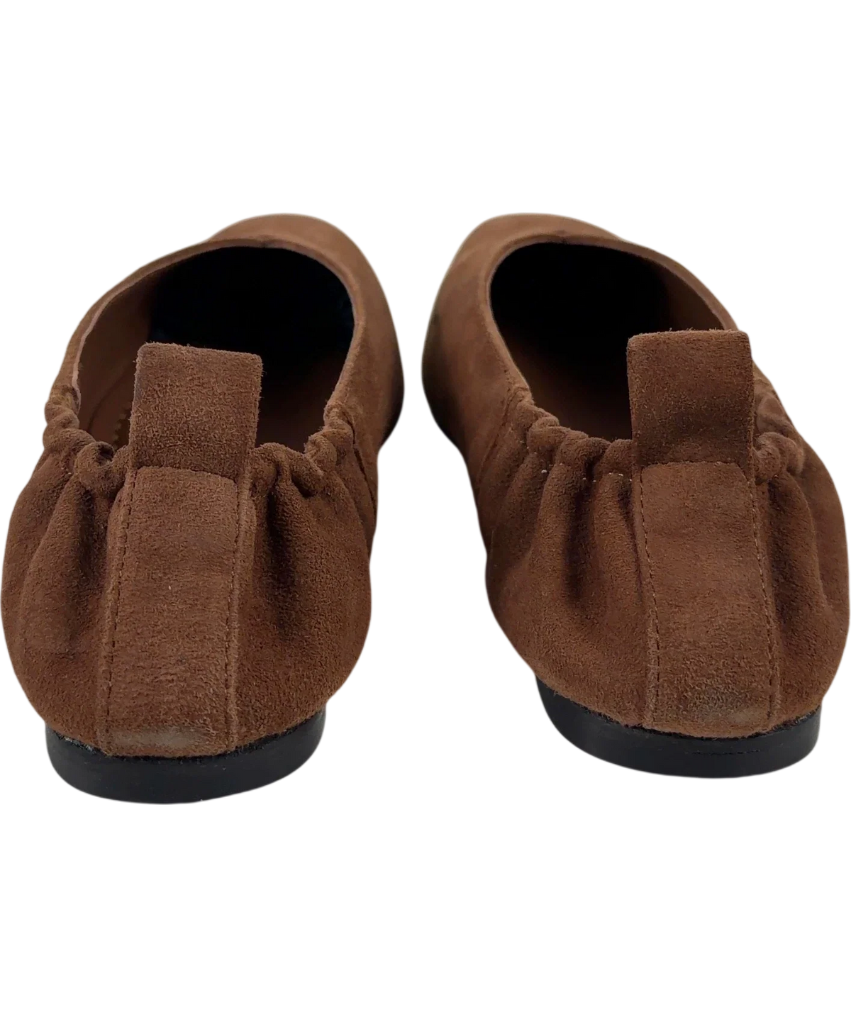 A.EMERY Brown Brie Suede Ballet Flats, size UK 3 EU 36 👠 — back