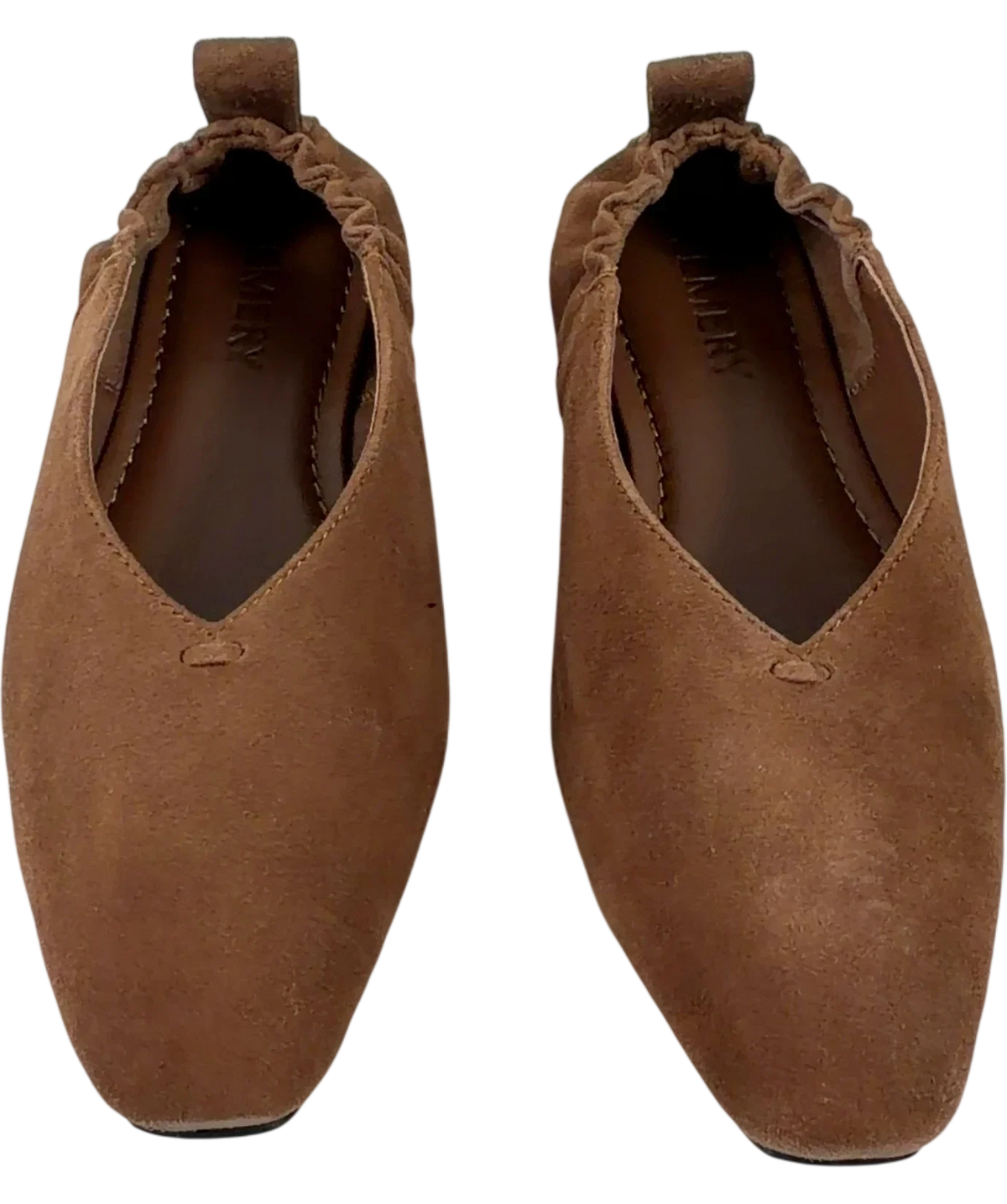 A.EMERY Brown Brie Suede Ballet Flats, size UK 3 EU 36 👠 — detail