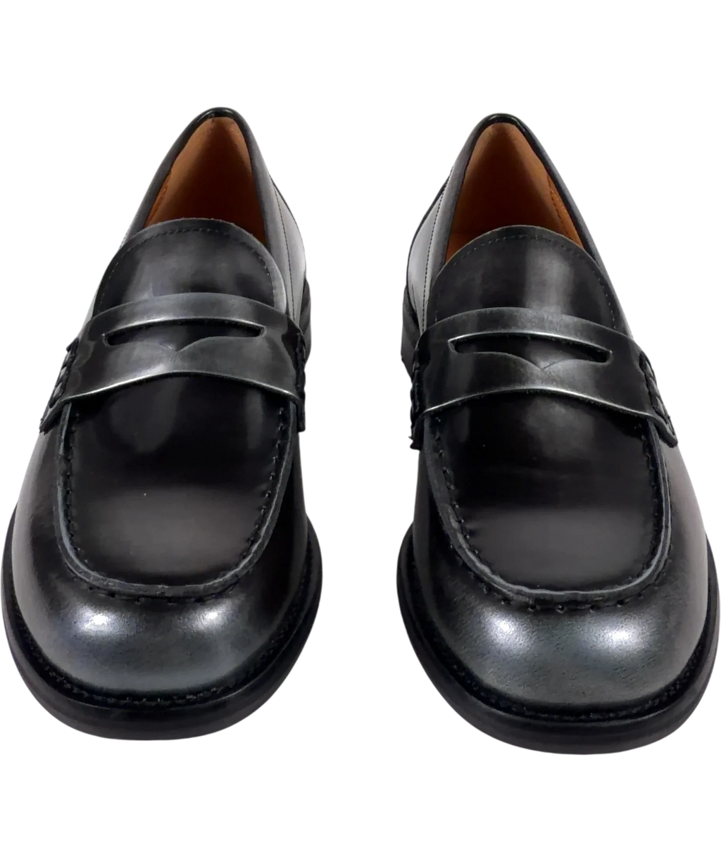 Vagabond Black Linn Penny Loafers, size UK 5 EU 38 👠 — detail