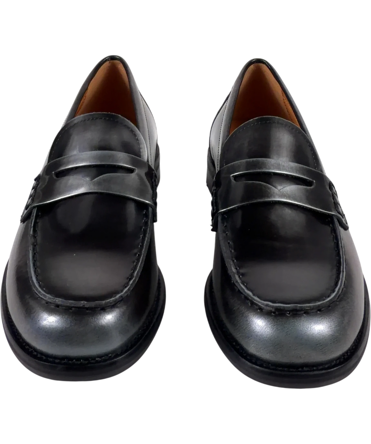 Vagabond Black Linn Penny Loafers, size UK 5 EU 38 👠 — detail