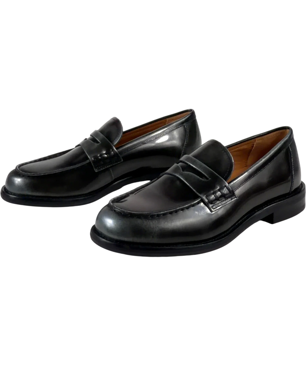 Vagabond Black Linn Penny Loafers, size UK 5 EU 38 👠 — label