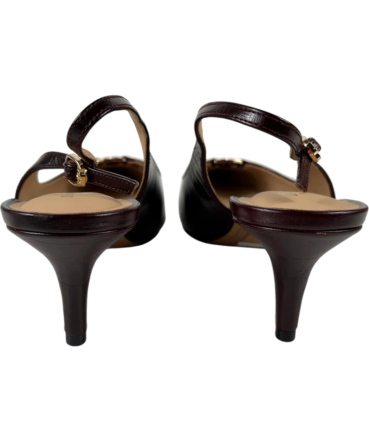 Dune burgundy SLINGBACK, size UK 8 EU 41 👠 — back