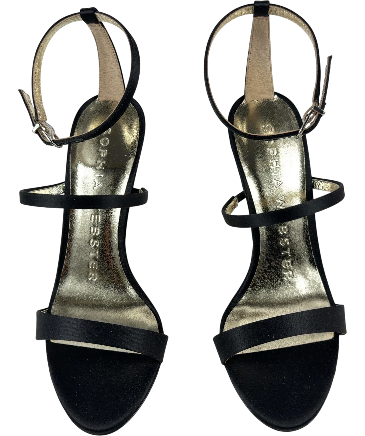 Sophia Webster Black Rosalind Crystal Sandal, size UK 4 EU 37 👠 — detail