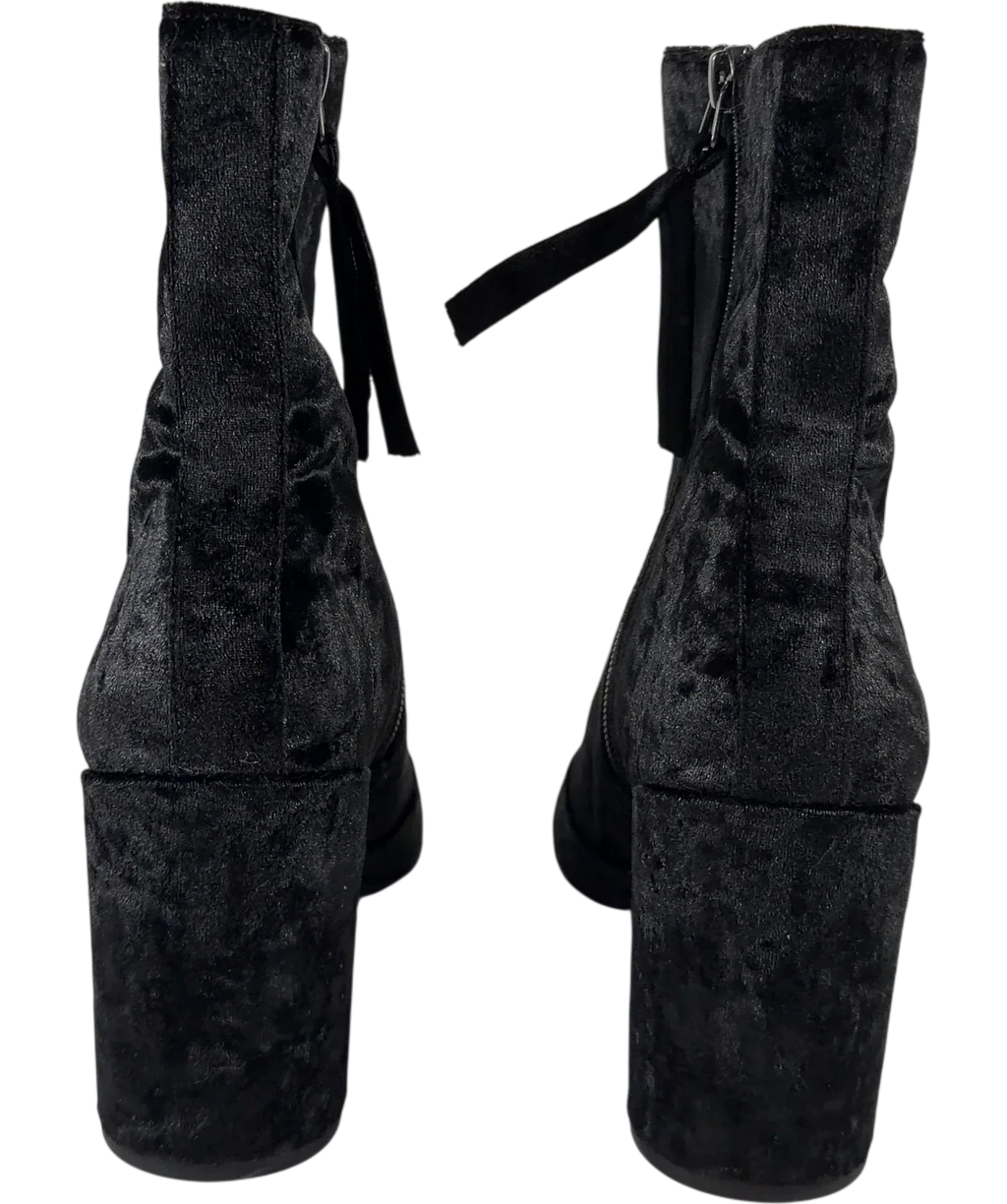 TOPSHOP Black HARRY, size UK 5 EU 38 👠 — back