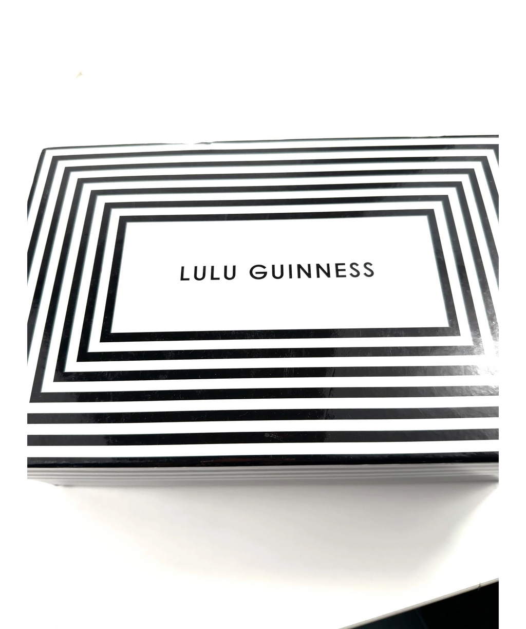 lulu guinness Blue Camille T-bar, size UK 5 EU 38 👠 — care label