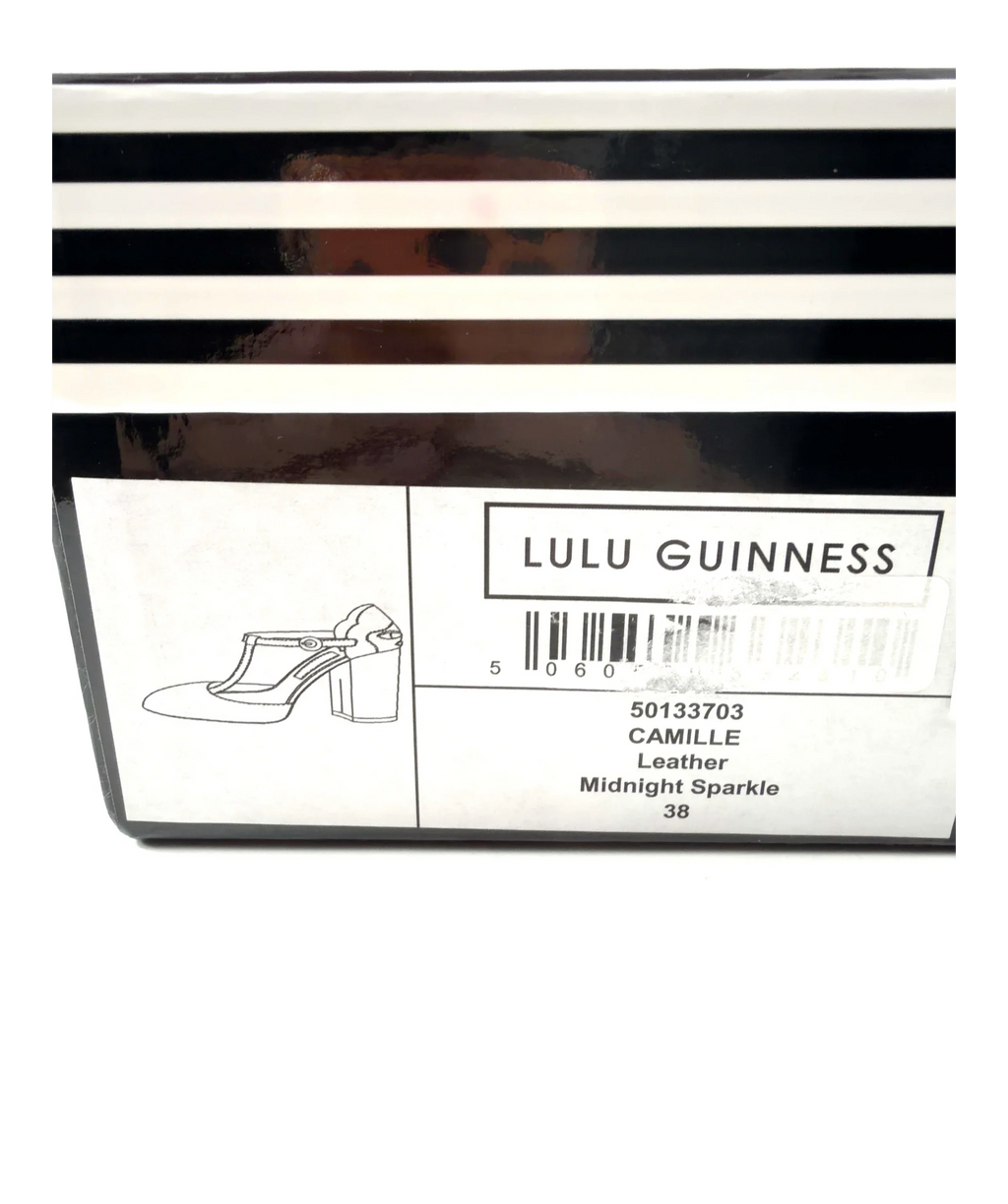 lulu guinness Blue Camille T-bar, size UK 5 EU 38 👠 — additional view