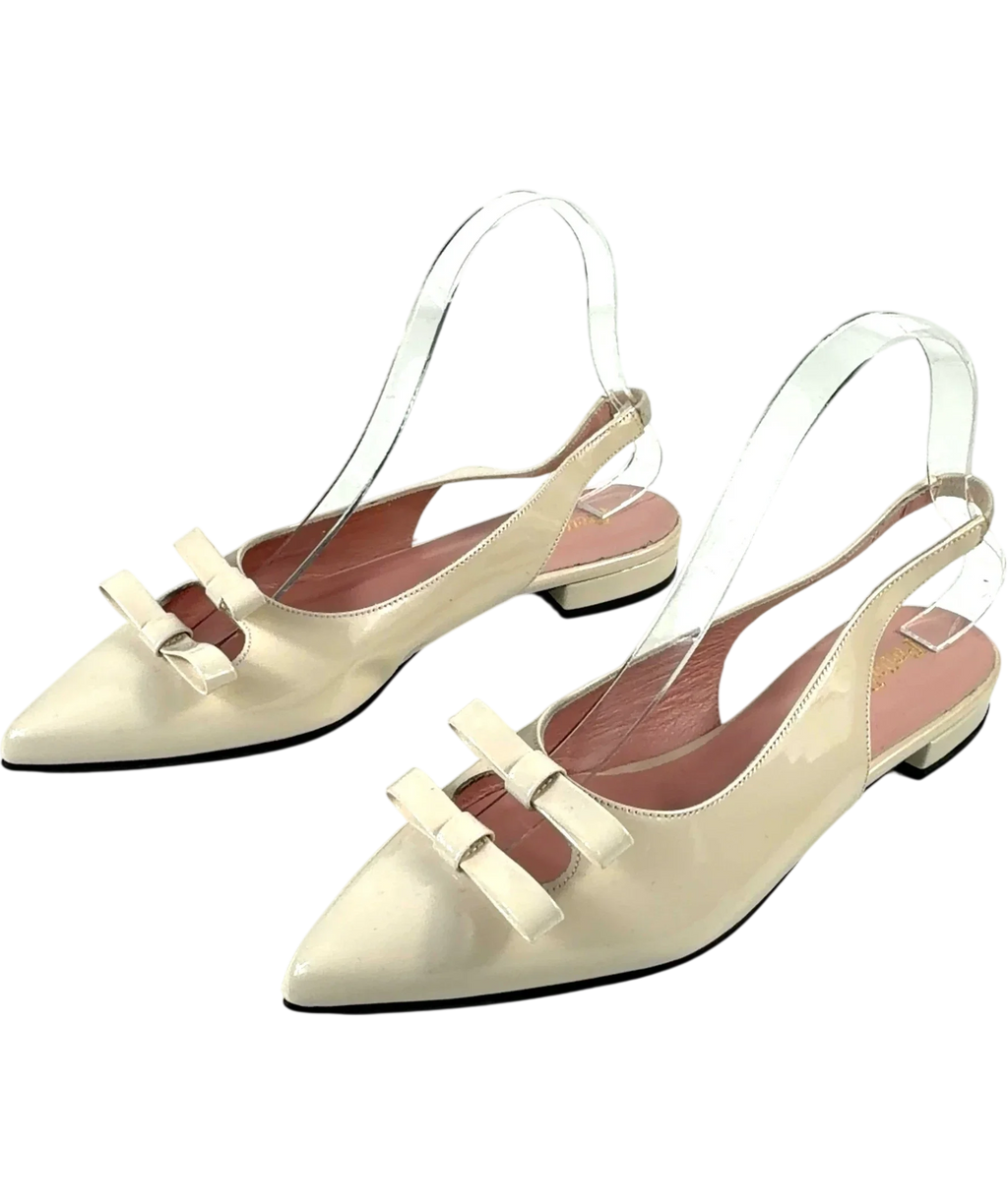 PRETTY BALLERINAS cream Colour, size UK 4 EU 37 👠 — front