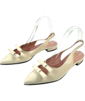 PRETTY BALLERINAS cream Colour, size UK 4 EU 37 👠 — front