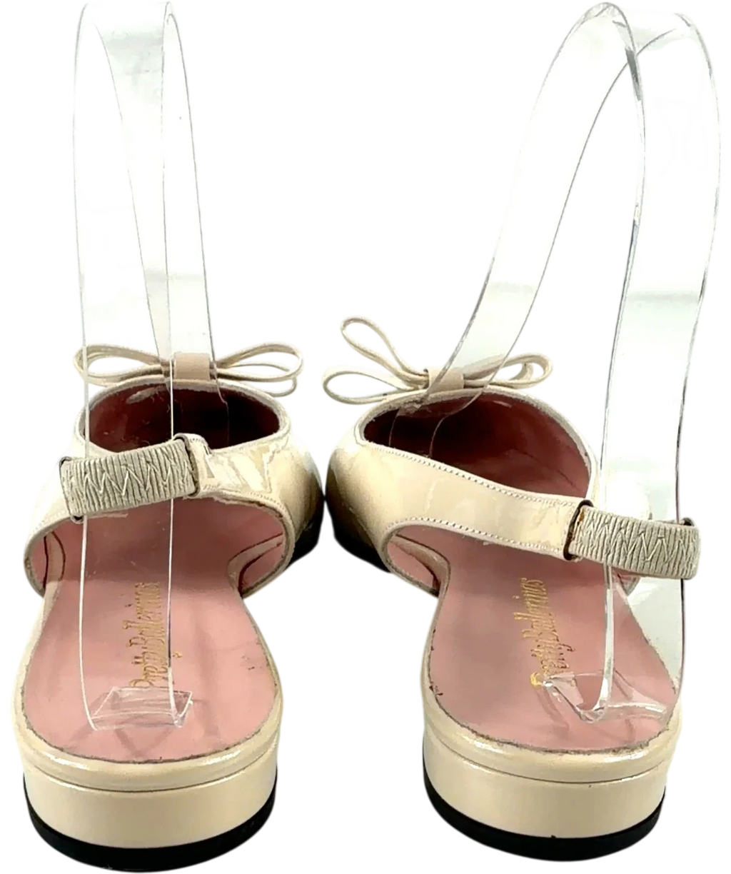 PRETTY BALLERINAS cream Colour, size UK 4 EU 37 👠 — back