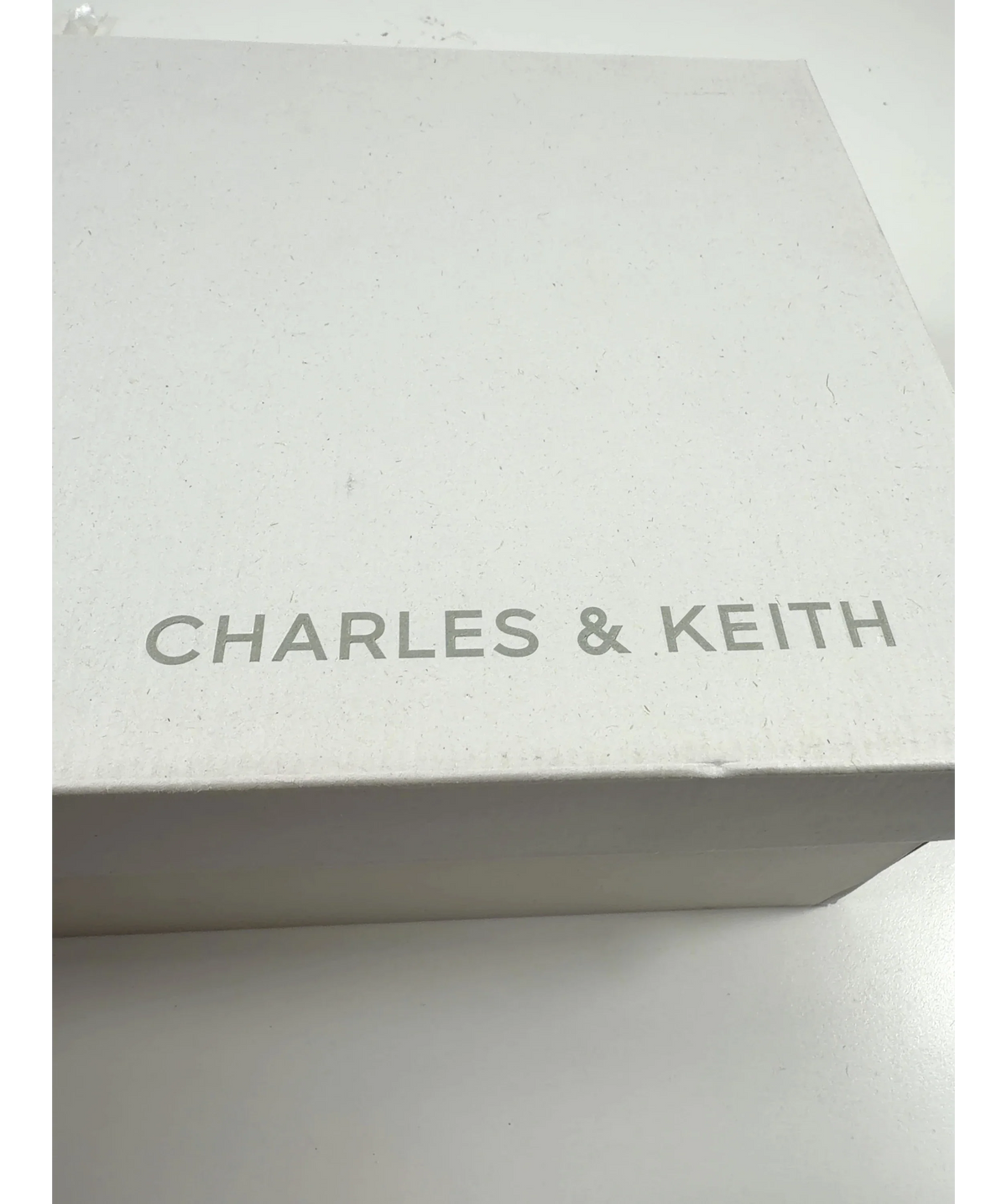 Charles & Keith White Flor Rose-Heel Strappy Sandals, size UK 6 EU 39 👠 — care label