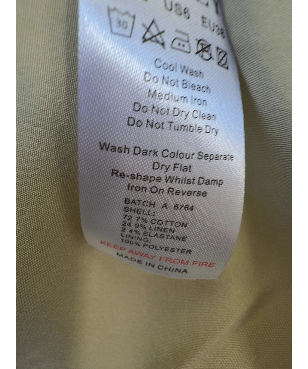 OH POLLY Green Colour, size UK 10 — label