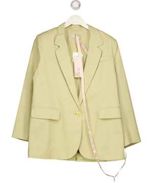 Oh Polly Green Notch Lapel Blazer Uk 10