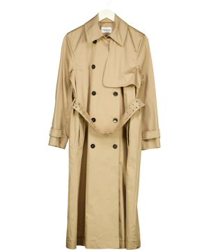 Marella Beige Double-Breasted Trench Coat UK 6