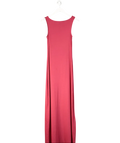 NA-KD Red Soft Line Boat Neck Sleeveless Maxi Dress, size UK S — front