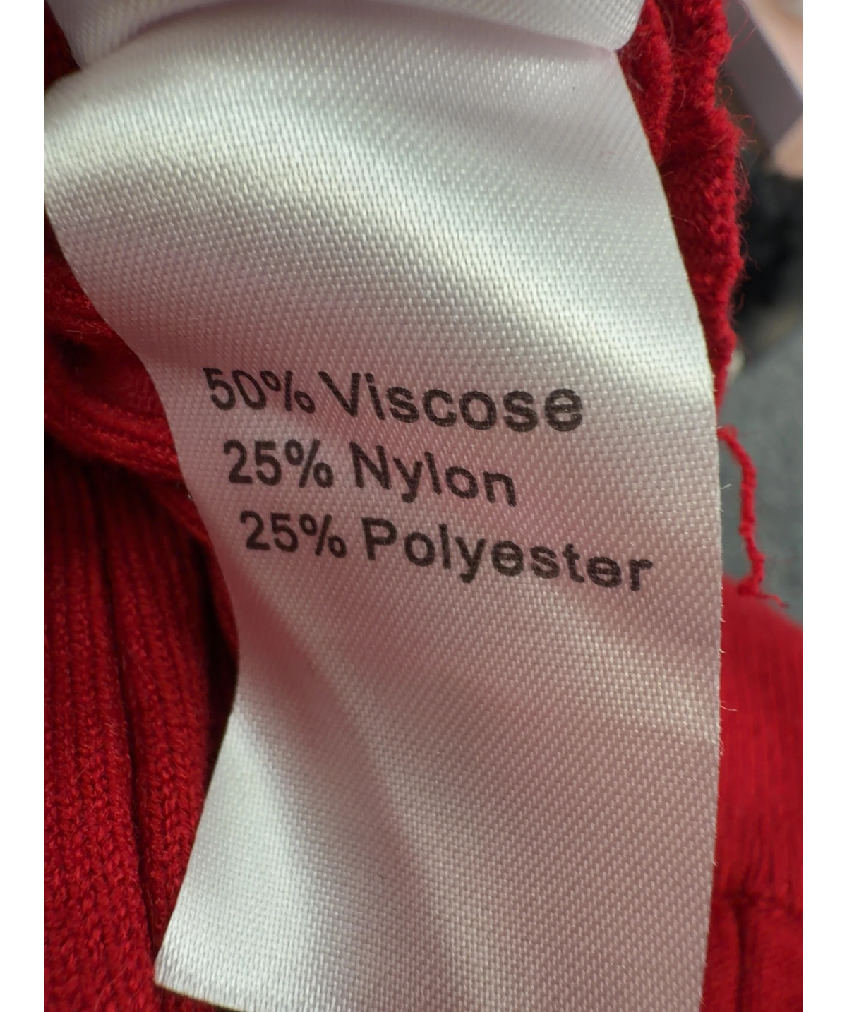 OH POLLY Red Colour, size UK XS — label