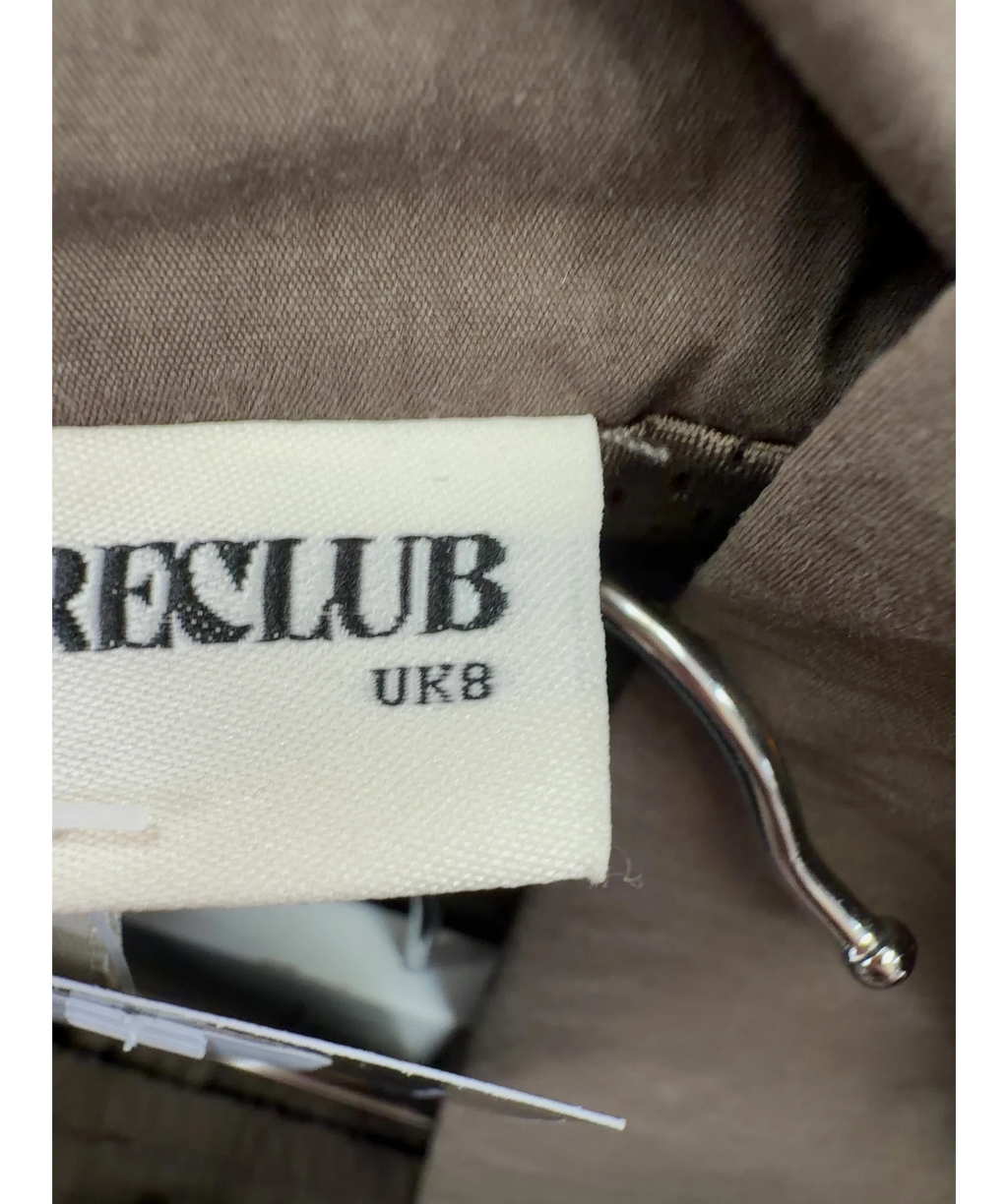 The Couture Club Brown Colour, size UK 8 — care label