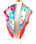 PALOME Multicoloured Le Carré Silk Scarf — front