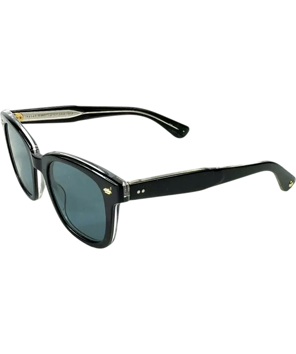 Garrett Leight California Black Calabar Sun — back