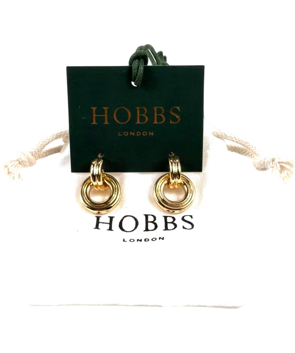 Hobbs gold Jackie Earring — front