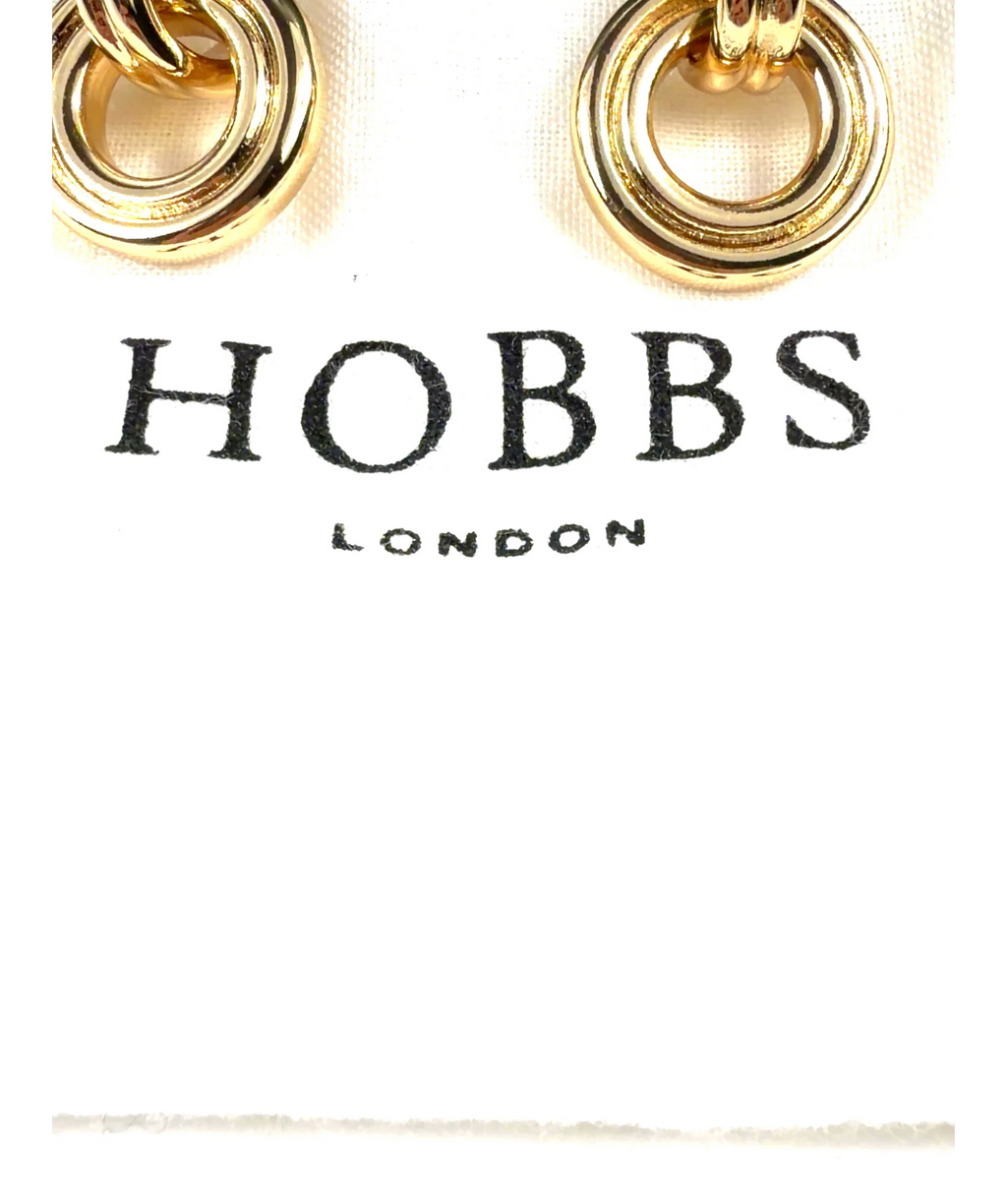 Hobbs gold Jackie Earring — detail