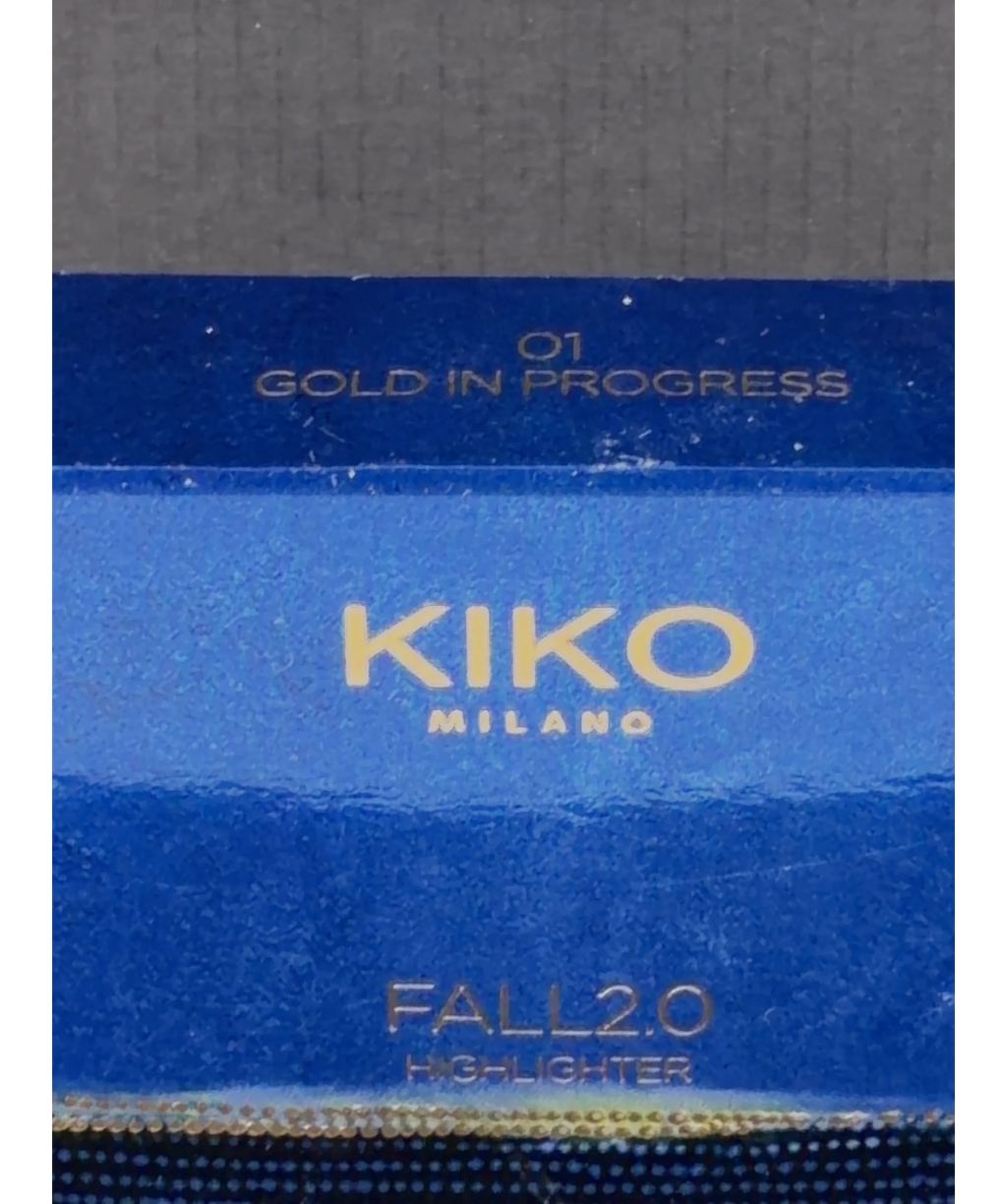 KIKO 01 Gold In Progress GOLD IN PROGRESS, size 3.5g — label