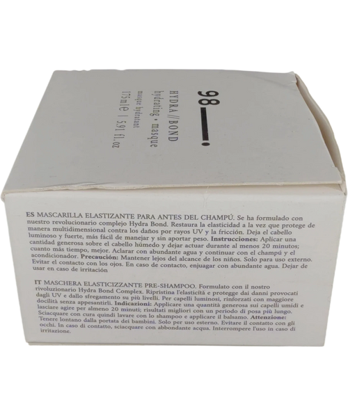 98 Beauty Hydra // Bond Hydrating Masque, size 175ml — back