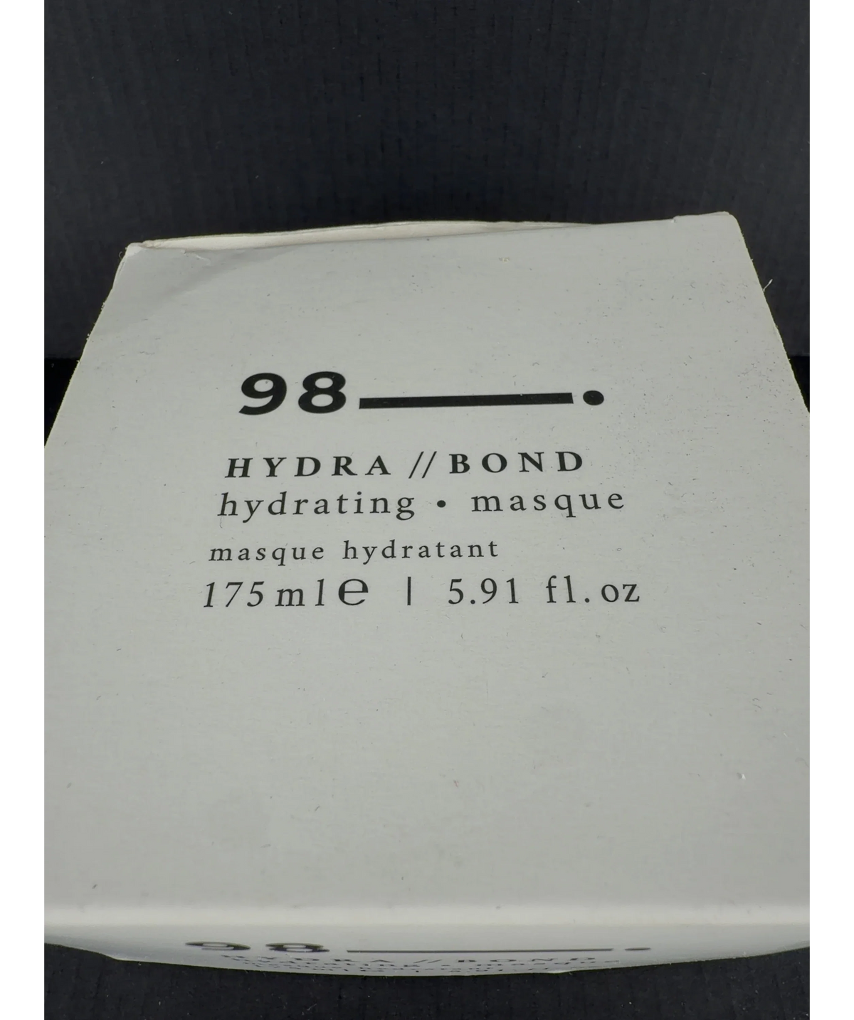 98 Beauty Hydra // Bond Hydrating Masque, size 175ml — care label