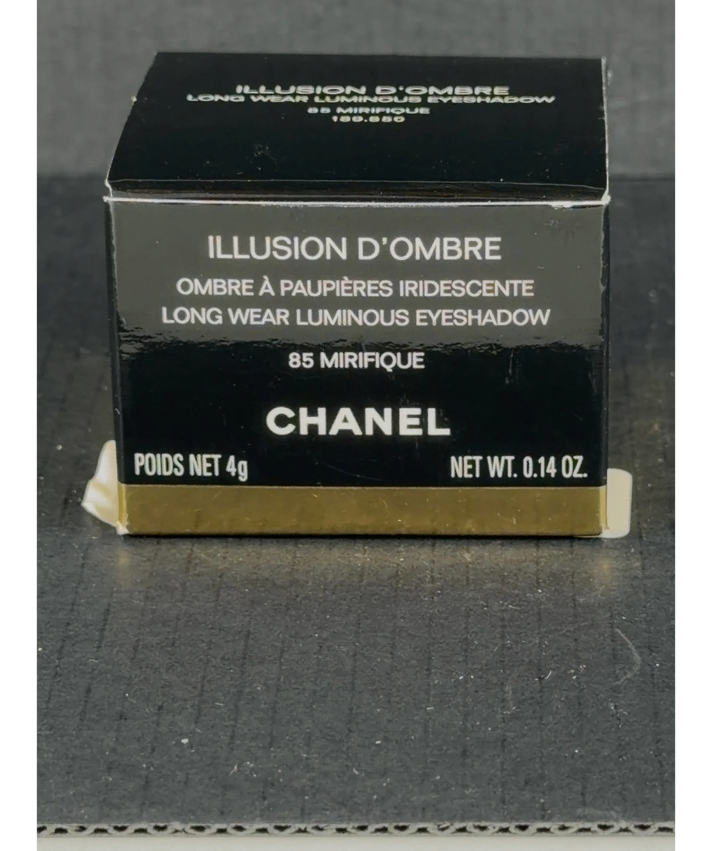 Chanel 85 MIRIFIQUE ILLUSION D'OMBRE, size 4g — label