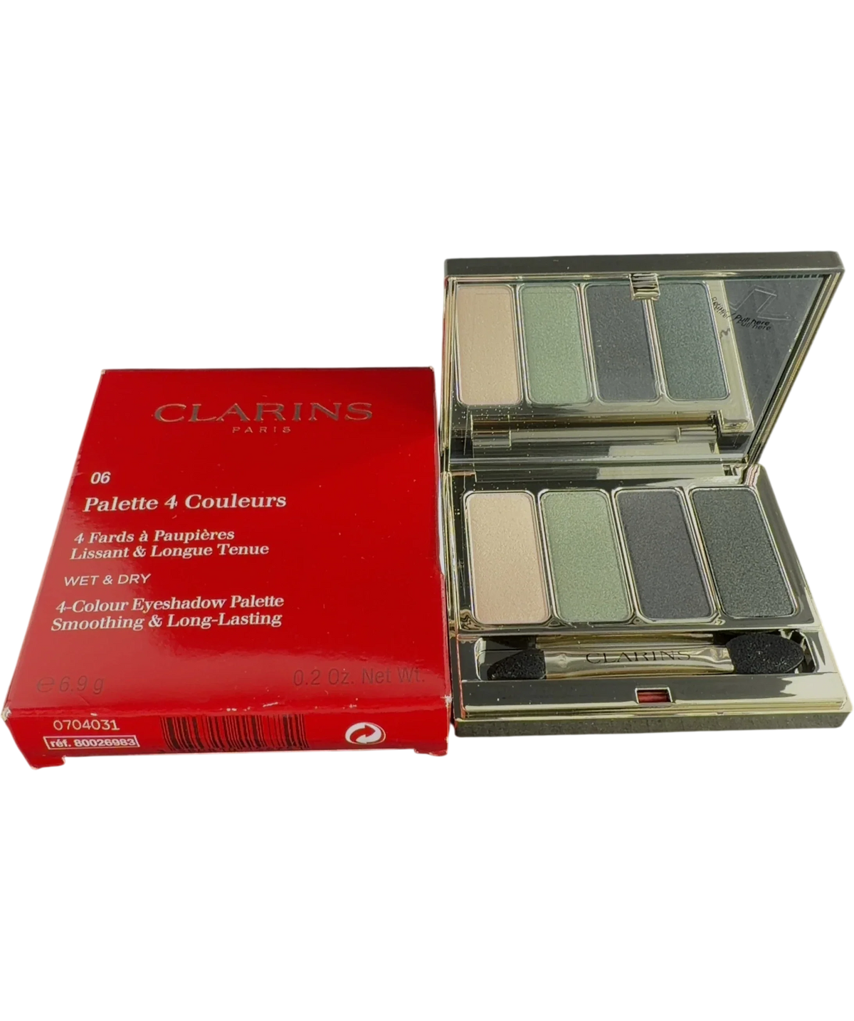 Clarins 06 forest Palette 4 Couleurs, size 6.9g — front