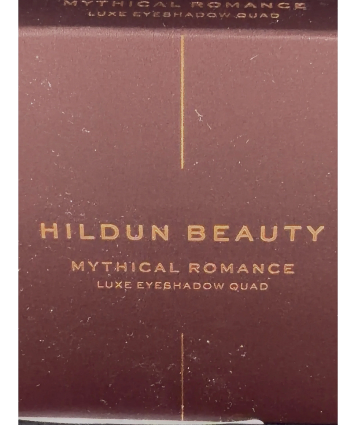 HILDUN BEAUTY Mythical Romance Mythical Romance Luxe Eyeshadow Quad, size 7.2g — label